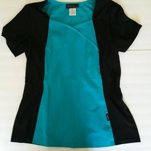 Blue Baby Phat Work Scrub Top NWOY